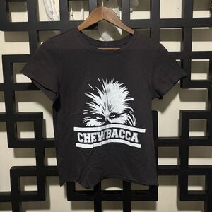 NWT Chewbacca Graphic Tee - Black with White Print